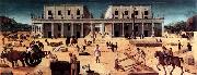 Piero di Cosimo The Building of a Palace USA oil painting artist